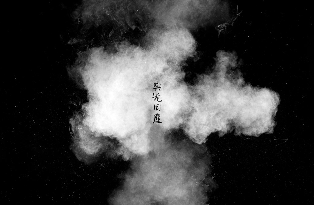 Forms and textures of an explosion of a powder of color white on a  black background